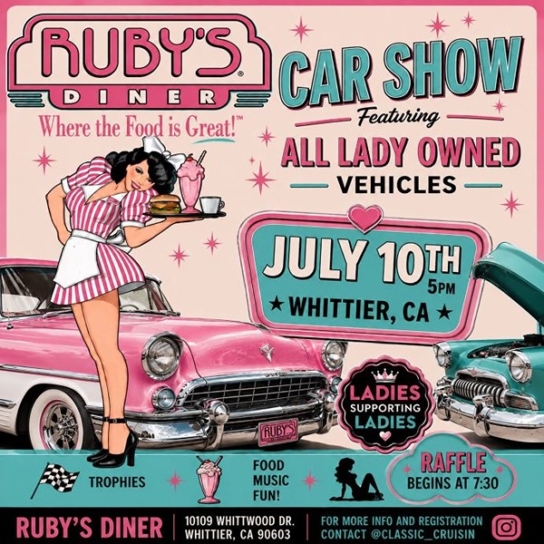All Lady Owned Car Show flyer July 2026